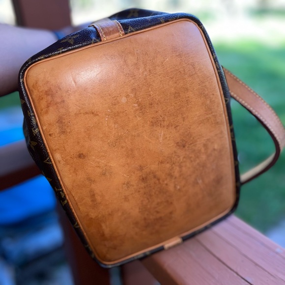 LV Louis Vuitton 👜 Petit Noe Brown Monogram Vintage Bucket Bag - Picture 6 of 16
